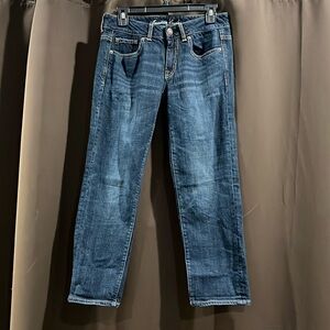 American Eagle Jeans, Boy Fit, Stretch, Size 2